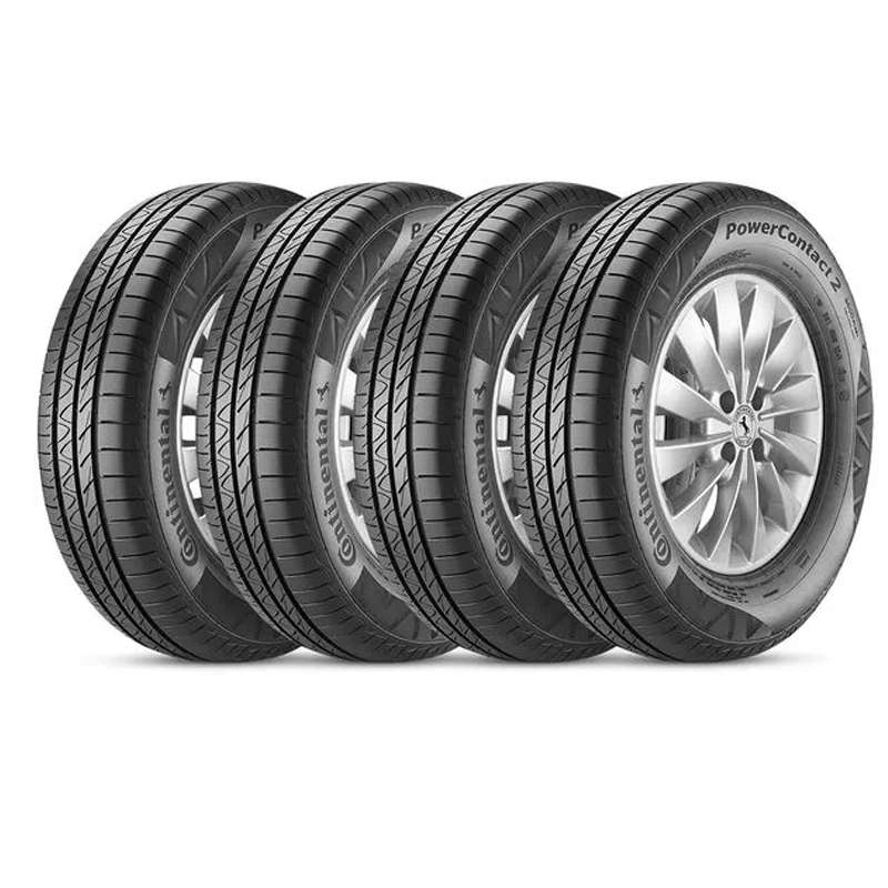 Kit 4 Pneu Continental Aro 14 175/70r14 84T Powercontact 2