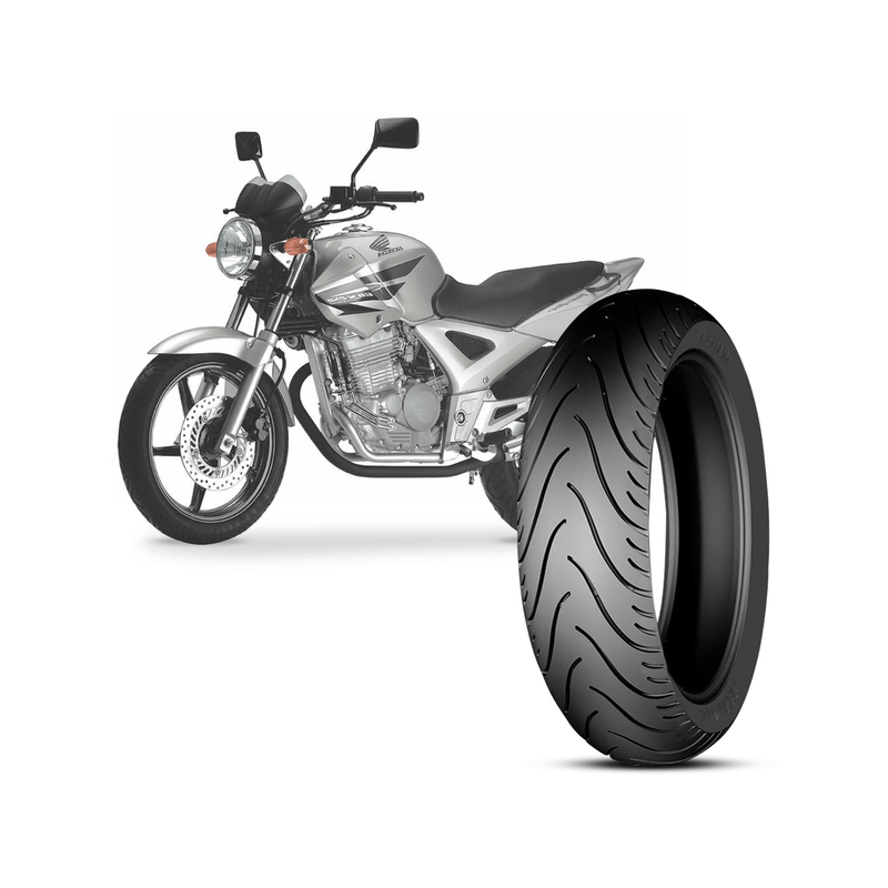 Pneu Moto Honda Twister Technic Aro 17 140/70-17 66S TL Traseiro Stroker City