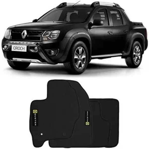 Jogo Tapete PVC Renault Duster 2016 a 2018 Flash Acessórios 4 Peças